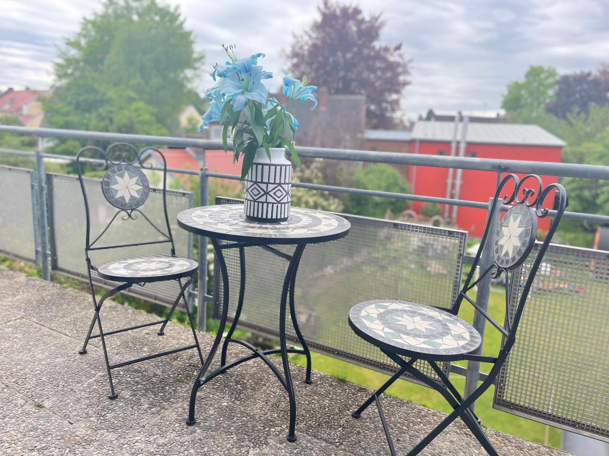 Dreamstay Augsburg Traum Penthouse Goeggingen Dış mekan fotoğraf
