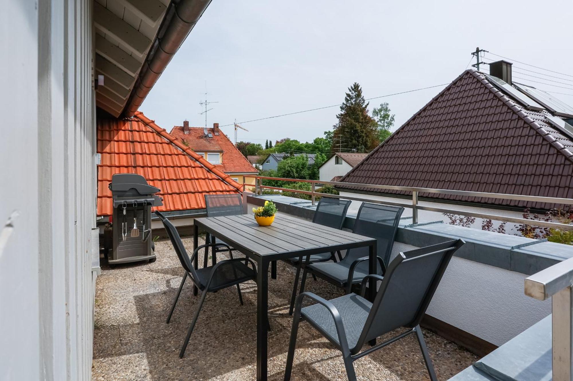 Dreamstay Augsburg Traum Penthouse Goeggingen Dış mekan fotoğraf